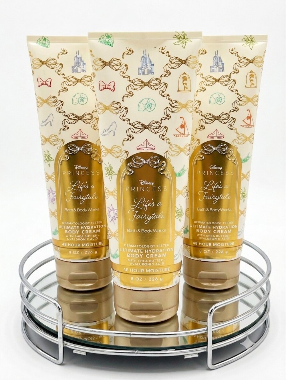 DISNEY 3 Princess Life's a Fairytale Body Cream - BATH & BODY WORKS collab